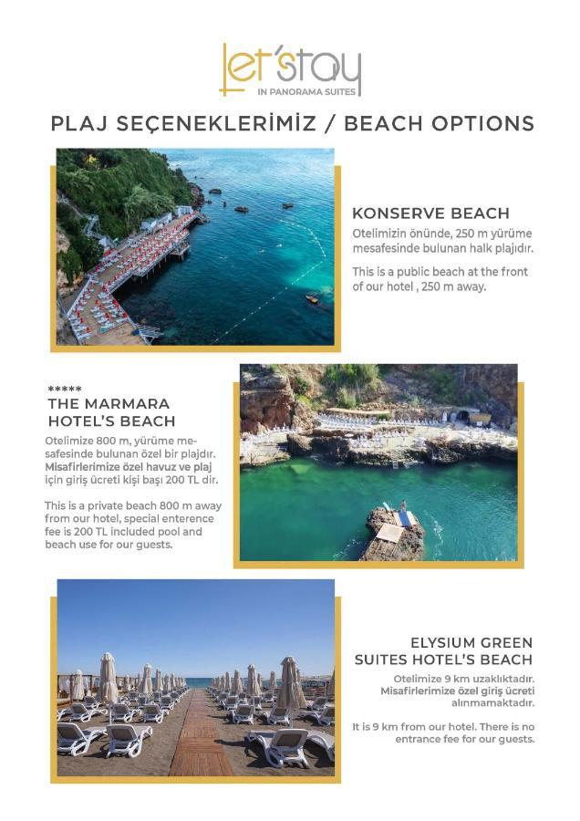 Letstay Panorama Suites Antalya Kültér fotó
